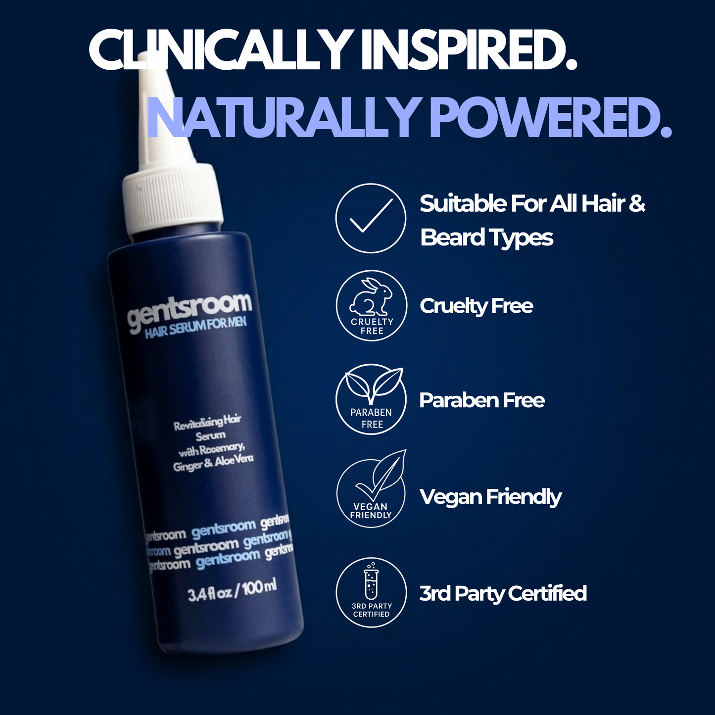 Gentsroom Revitalising Hair Serum For Men
